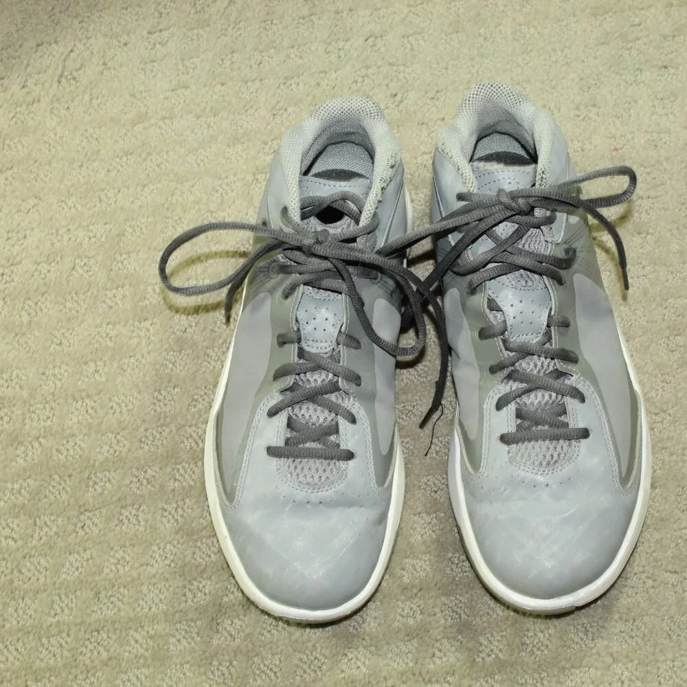 Size 8.5 - Men's NIKE 524959-082 Grey Jordan Aero Flight Stealth Lace-Up Shoes